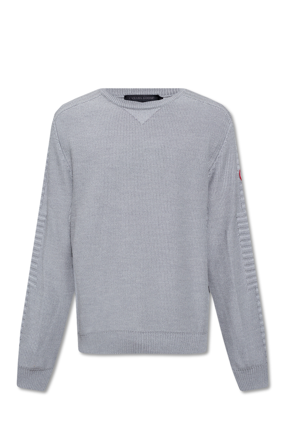 Grey 'Paterson' sweater with logo Canada Goose - Vitkac Canada